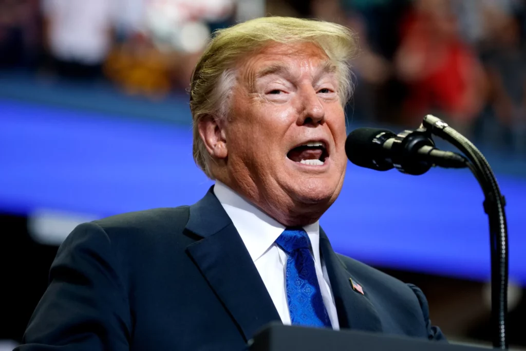 Trump comizio