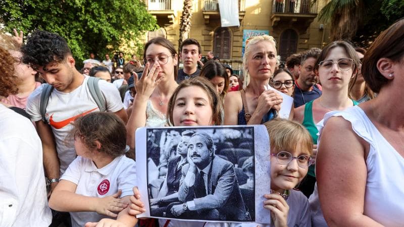Manifestazione antimafia palermo