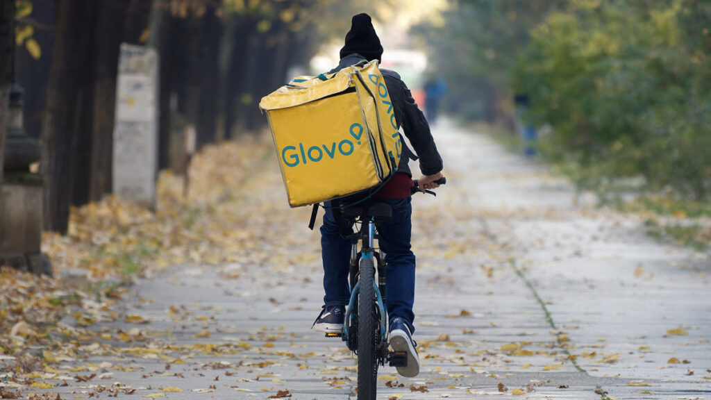Rider food delivery glovo