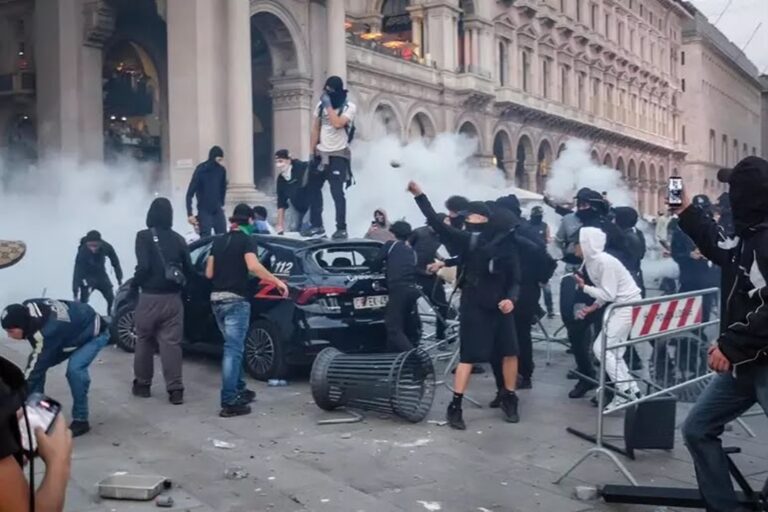 Scontri Milano 17 ottobre